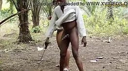 Chubby Bbw Milf Rides Big Black Cock Outdoors For Creampie