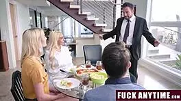 Intense family orgy fucking