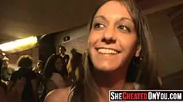 Wow! Party Whores Sucking Huge Stripper Cock Hard!