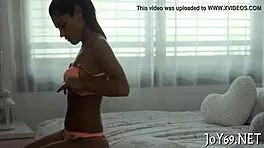 watch this legal teen rub her wet pussy until she cums hard. what do you think she'll do next?