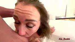 Mia Bandini Takes Rough Assfucking And Swallows Cock Passionately