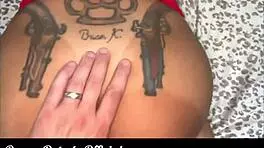 Bettina Alvarenga's juicy pussy lips banged hard by big cock on Christmas night