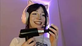 i-i-i mean, this skinny asian brunette with long hair and wet pussy is my neighbor girl, but she's so petite and cute with those close-up tits...