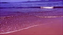 Naked young blonde teen 18+ on the beach, craving public exposure with her amateur ass.