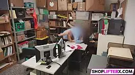 Burglar Caught and Punished with Intense Blowjob on Monster Cock