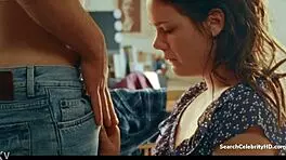 Anna Raadsveld topless blowjob and handjob in 2010 celebrity scene