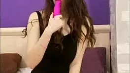 Teen 18+ masturbates solo with toys.