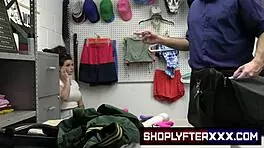 security officer warns about black friday shoplifting