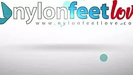 Up Close Look at Teen Nylon Foot Soles