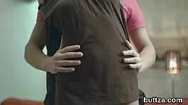 petite teen gets her gaping asshole poked hard