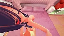 Miku Nakano begs for POV fucking while bent over