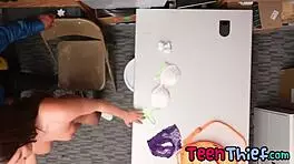 i feel so excited watching brunette thief davina davis blow that long schlong at the office