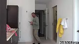 Did you spy on me in the shower? Now I'll fuck you, Lia Lopez