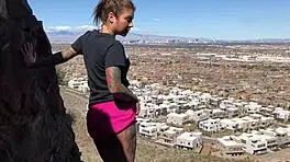 Watch Felicity Feline play with her pussy?