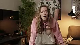 big boobs teen 18+ enjoys doggy style adventure with amateurs