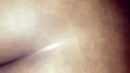 Young girlfriend and friend fuck with big black cock while parents are away