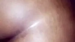 Young girlfriend and friend fuck with big black cock while parents are away