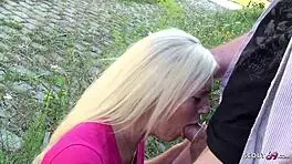 Stranger From Leipzig Station Fucks German Teen Kira Outdoor