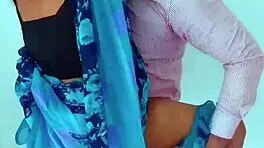 Lift that saree, teacher, for a hard student fuck!