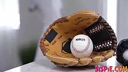 In this pov scene, jay romero's stepbrother has a big slugger that petite rissa may blows