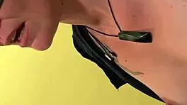 Petite white girl tit slapped hard and she says thank you