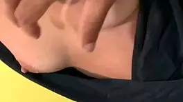 Petite white girl tit slapped hard and she says thank you