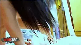 Wow, busty Spanish Gigi Love gets slammed hard by Terry on bed! 😍