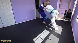 Jiu jitsu lessons turn into dominant sex with coach andy savage 🔥