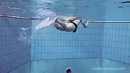 Wow, Roxalana Chech Scuba Diving In The Pool!