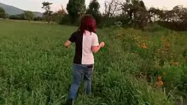 Watch this emo teen prostitute with big tits getting pounded by monster cock on the hill?