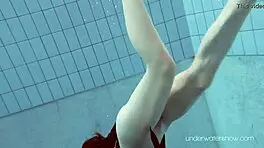Wow, Roxalana Chech Scuba Diving In The Pool!