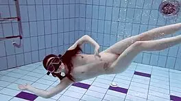 Wow, Roxalana Chech Scuba Diving In The Pool!