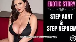 The Step-Aunt's Hungry Pussy Craves Young Touch. She Feels Taboo Passion In Her Milf Body.