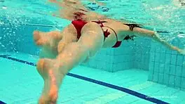 curvy asian brunette with pierced nipples gets fingered by petite latina amateur