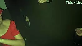 Skinny Young Amateur Sucks and Fucks in Glory Hole