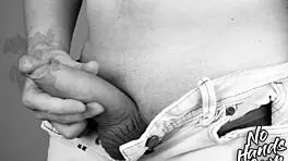 Retro vintage close up ejaculation orgasm big cock without hand help!