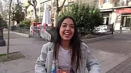 hey, ruth shows her teen body in public and gets a blowjob 😏