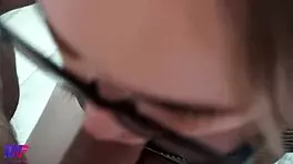 step sister sucking cock in pov close-up