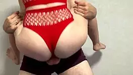 Suggestive Stepsister In Sexy Underwear Rides Stepbrother Hard