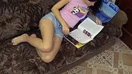 Fuck Tight Pussy Of Young 18+ Lina Arian With Vira Gold's Big Cock Sucking And Intense Sex