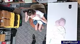 Pretty Teen Theft Screwed By LP Officer