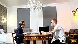 Oh, The Tutor Gets Nailed By Her Student!