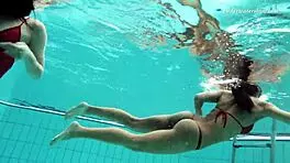 Yo, check Markova and Zlata as the hottest lesbians underwater! 🏊‍♀️