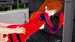 Asuka Fucking Mecha Suite Pov Neo Genesis Evangelion Short
