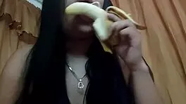 Swallowing this banana whole if I have to, no problem