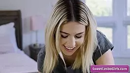 beautiful blonde lesbians licking wet pussy