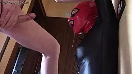 i'm wearin leather boots, givin a rough blowjob and deepthroat, then massive creampie