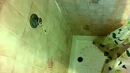 Your pretty slutty mom just finished at the gym. She’s now in a steamy shower.