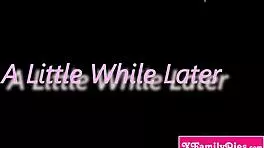 Euro Teen Stepdaughter And Tiny Bff Crave Stepdad's Cock