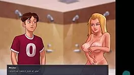 Summertime Saga 31 Busty Blonde Roxxy Shower